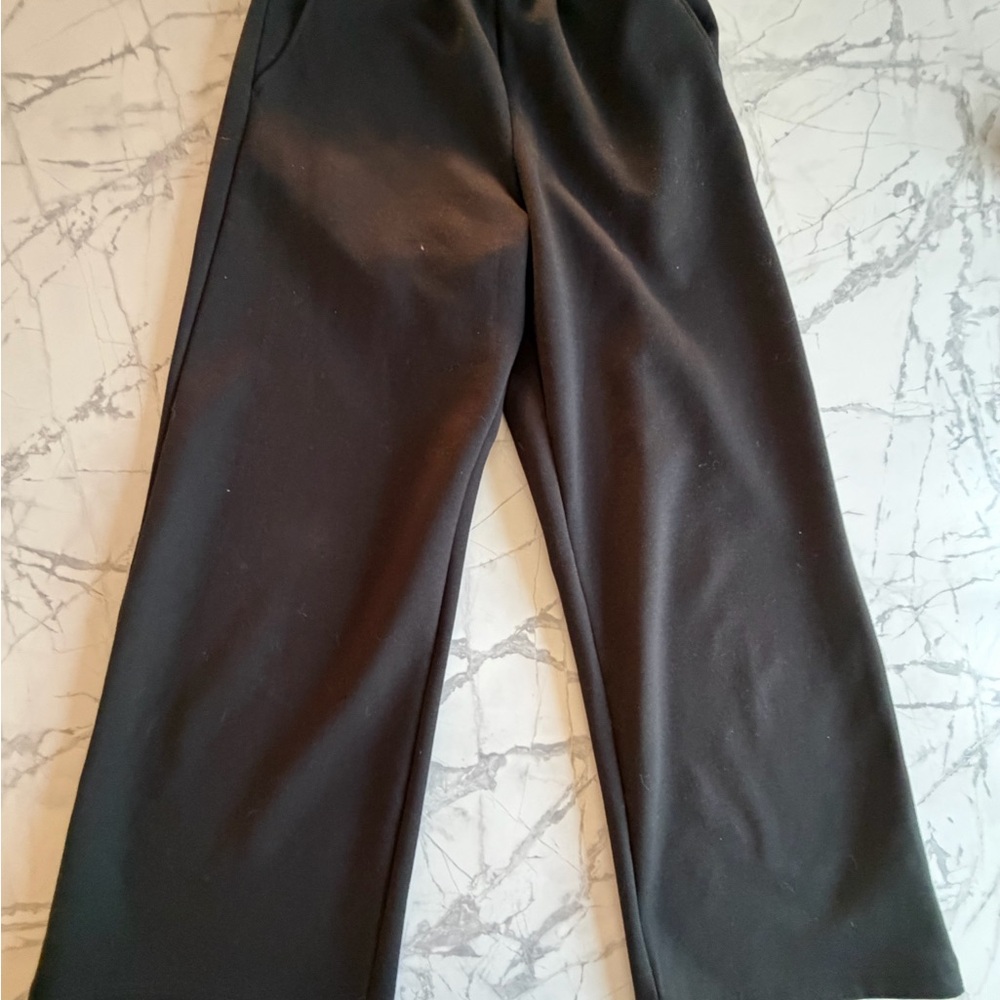 Uniqlo Black Elastic-Waist Lounge Pants
